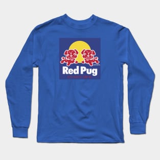 Red pug Long Sleeve T-Shirt